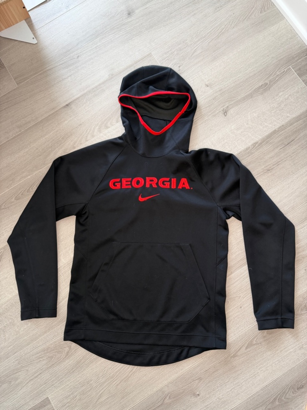 Nike Dri-Fit Georgia Bulldogs UGA Black Therma Pullover Hoodie Mens S